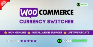 Currency Switcher For WooCommerce 1.6.3 WordPress Plugin With Lifetime Update.