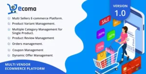 Ecoma Multivendor Ecommerce Shopping Platform With Lifetime Update.
