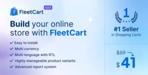 FleetCart - Laravel Ecommerce System With Lifetime Update.
