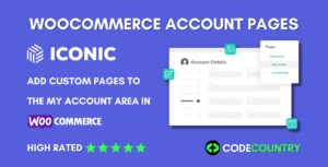 Iconic WooCommerce Account Pages 1.4.0 With Lifetime Update.