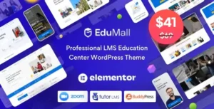 EduMall - Professional LMS Education Center WordPress Theme With Lifetime Update.