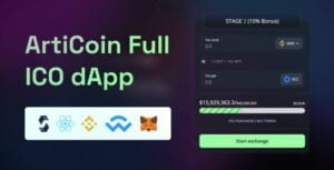 ArtiCoin | Full ICO (Presale) BSC Selling dApp With Smart Contracts With Lifetime Update.