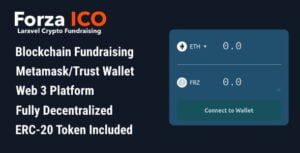 Forza ICO - Laravel CMS | Crypto ERC-20 Pre-Sale CMS (Crypto Fundraising) With Lifetime Update.