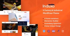 Induxo - Industry WordPress Theme With Lifetime Update.