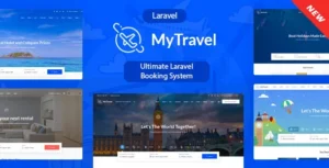 MyTravel - Ultimate Laravel Booking System With Lifetime Update