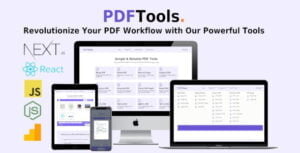 PDF Tools [All In one] - High Quality PDF Tools | Next.js React Web Application With Lifetime Update.