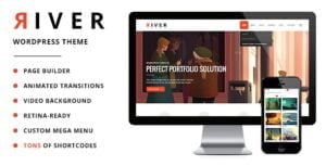 River - Retina Multi-Purpose WordPress Theme With Lifetime Update.