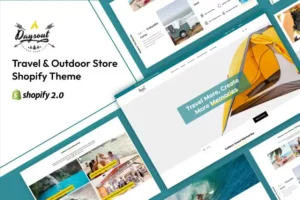 Daysout - Travel & Outdoor Store Shopify Theme With Lifetime Update.