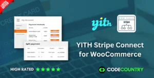 YITH Stripe Connect for WooCommerce WordPress Plugin With Lifetime Update.