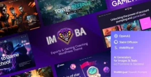 Imba — Esports & Gaming Coaching WordPress Theme With Lifetime Update.