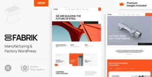 Fabrik - Industrial WordPress Theme with Lifetime Update.