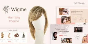 Wigme - Hair Extensions WooCommerce Shop With Lifetime Update.