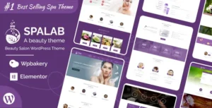 Spa Lab | Beauty Salon WordPress Theme With Lifetime Update.