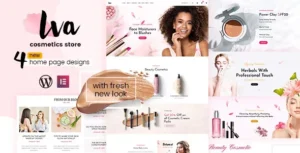 Iva - Beauty Cosmetics Shop WordPress Theme With Lifetime Update.