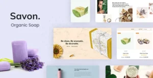 Savon - Handmade Shop WordPress Theme with Lifetime Update.