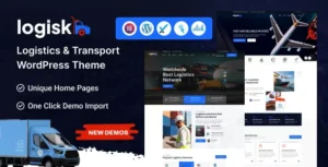 Logisk - Transport & Logistics WordPress Theme With Lifetime Update.