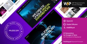 Muzicon - Music Festival & Concert WordPress Theme With Lifetime Update.