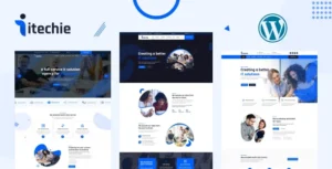 Itechie - IT Solutions and Services WordPress Theme With Lifetime update.