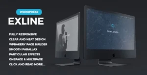 One Page Multipurpose Elementor WordPress Theme | Exline With Lifetime Update.