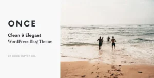 Once - Clean & Elegant WordPress Blog Theme With Lifetime Update.