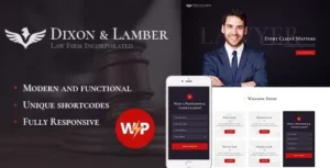 Dixon - Law Firm WordPress Theme With Lifetime Update.