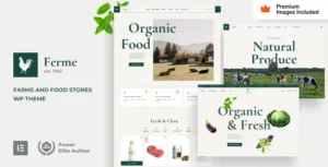 Ferme - Food Farm Ecommerce WordPress Theme With Lifetime Update.