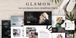 Glamon - Salon & Barber Shop Theme With Lifetime Update.
