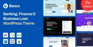 Banca - Banking, Finance & Business Loan WordPress Theme With Lifetime Update.