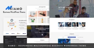 Kiamo - Responsive Business Service WordPress Theme With Lifetime Update.