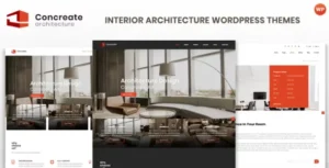 Concreate - Interior Architecture Interactive WordPress Theme With Lifetime Update.