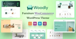 Woodly - Animated Furniture and Craft WooCommerce Theme With lifetime Update.