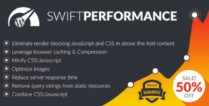 Swift Performance Cache & Performance Booster With Lifetime Update.