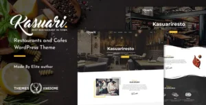 Kasuari | Restaurants and Cafes WordPress Theme With Lifetime Update.