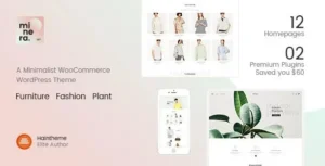 Minera - Minimalist WooCommerce WordPress Theme With Lifetime Update.