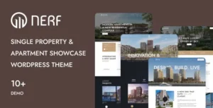 Nerf - Single Property WordPress Theme With Lifetime Update.