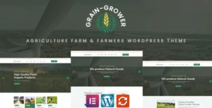 Graingrower – Agriculture Farming WordPress Theme With Lifetime Update.