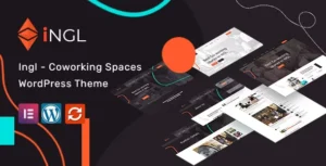 Ingl - Coworking Spaces WordPress Theme With Lifetime Update.