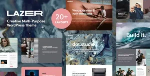 Lazer - Creative Multi-Purpose WordPress Theme With Lifetime  Update.