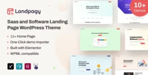 Landpagy - Multipurpose Landing page WordPress Theme With Lifetime Update.