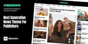 Vibenews - Newspaper & Magazine WordPress Theme With Lifetime Update.
