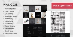 Manggis - Creative Portfolio WordPress Theme With Lifetime Update.