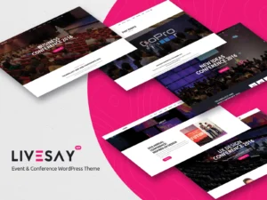 Livesay - Event & Conference WordPress Theme With Lifetime Update.