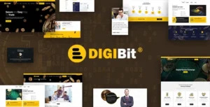 DigiBit - Bitcoin Trading WordPress Theme With Lifetime Update.