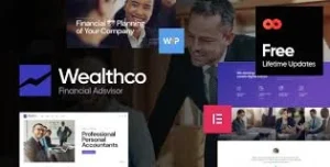 WealthCo | Business & Financial Consulting WordPress Theme With Lifetime Update.