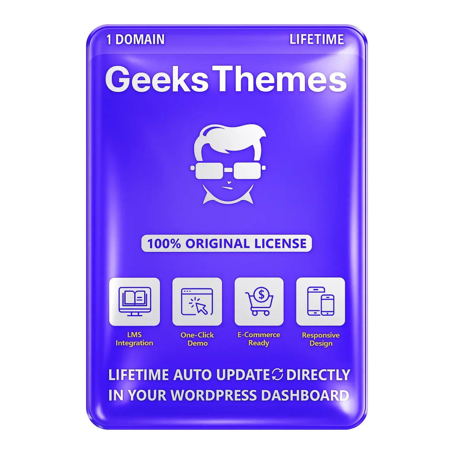 Geeks Themes 2 Geeks - Online Learning Marketplace Theme Original License Lifetime Auto Update - Image 1