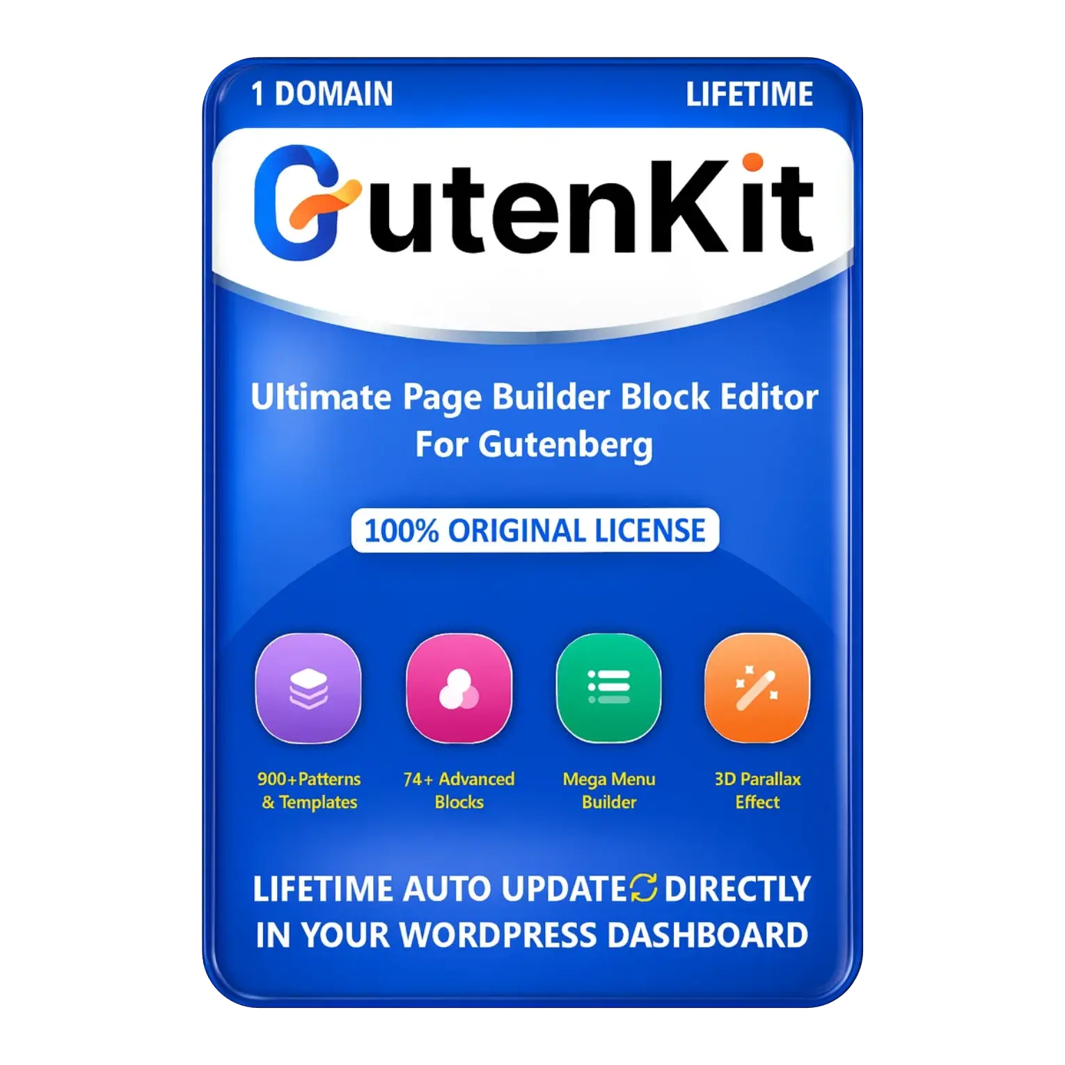 GutenKit GutenKit Original License Lifetime Auto Update - Image 1