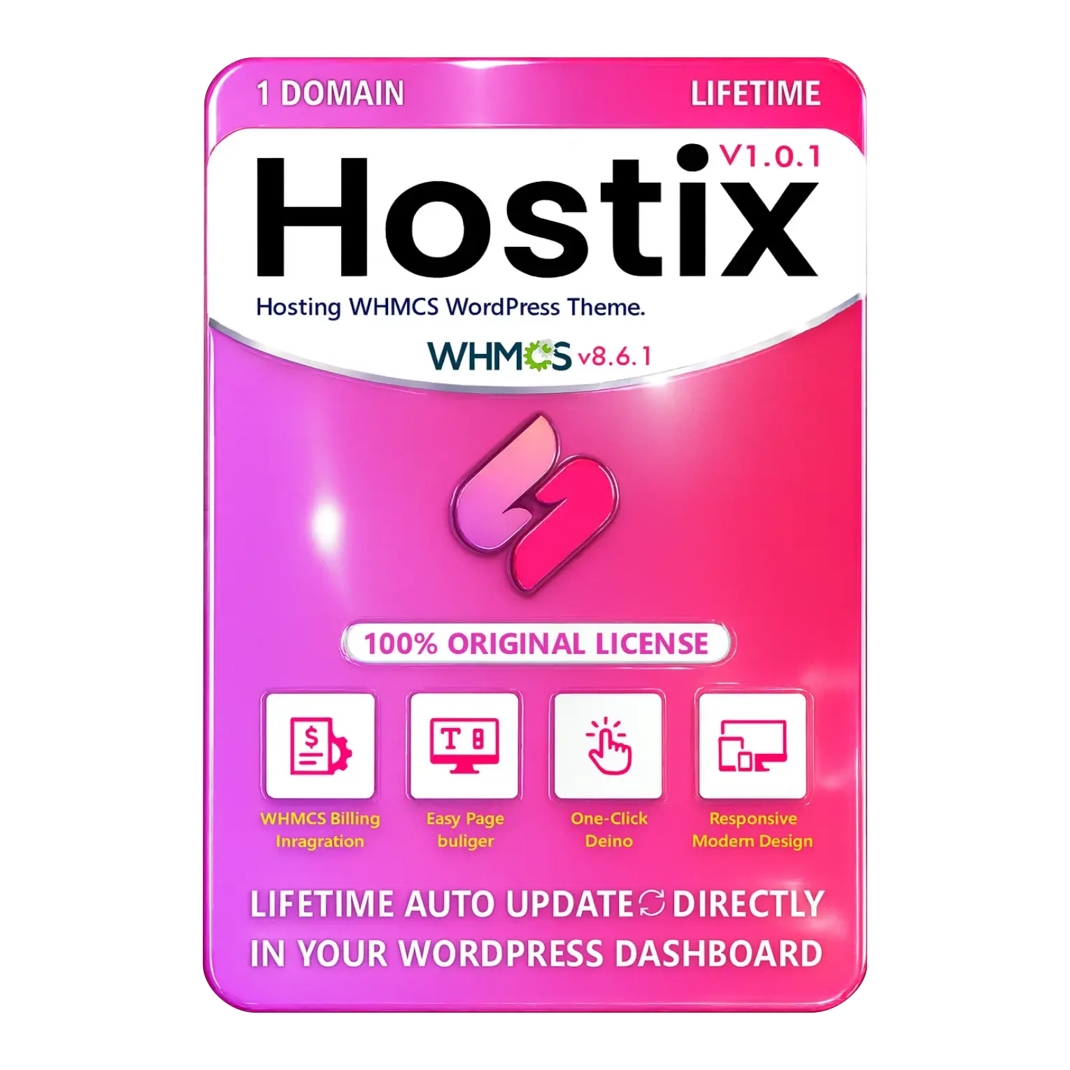 Hostix Hostix – Hosting WHMCS Original License Lifetime Auto Update - Image 1