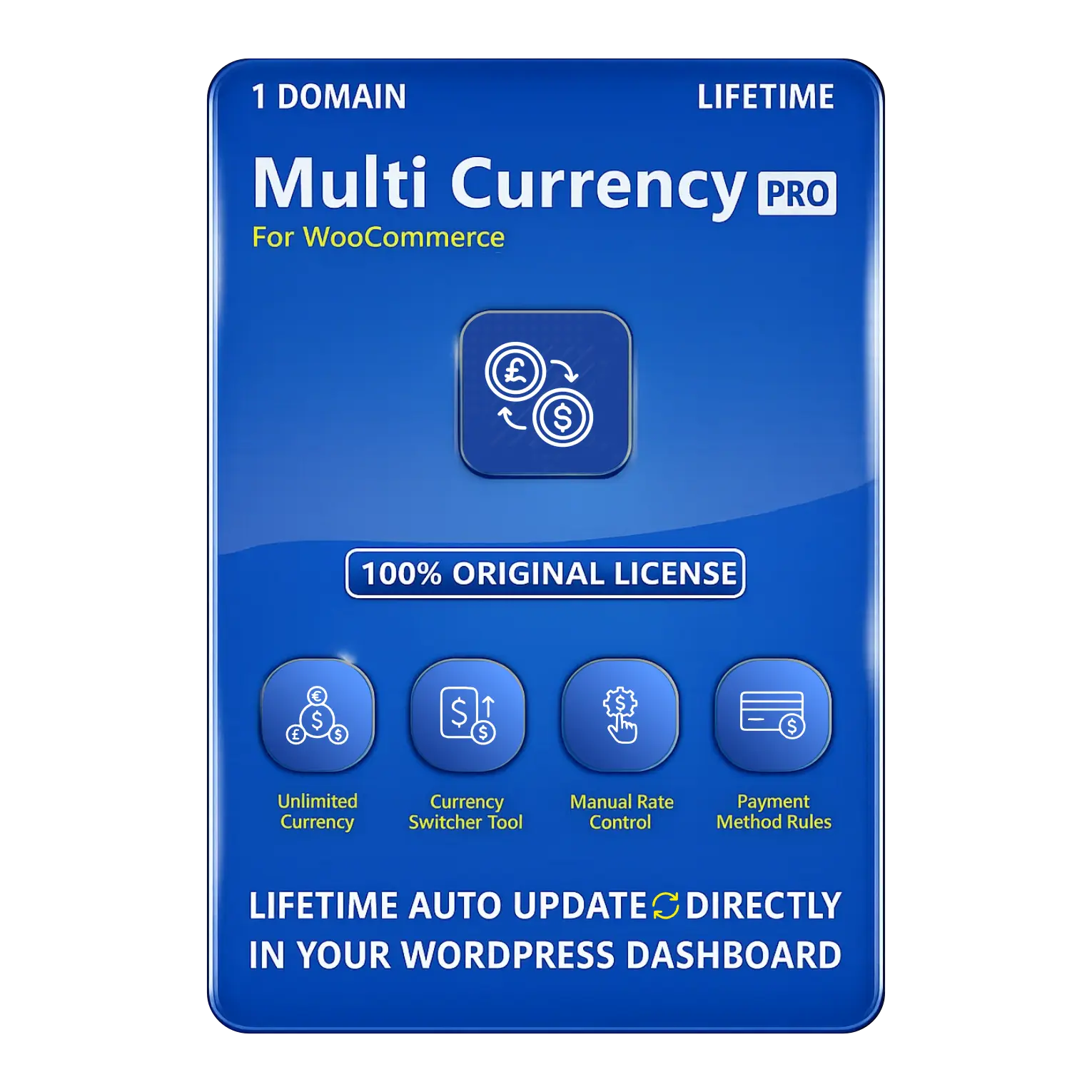 Multi Currency Pro Multi Currency Pro Original License Lifetime Auto Update. - Image 1