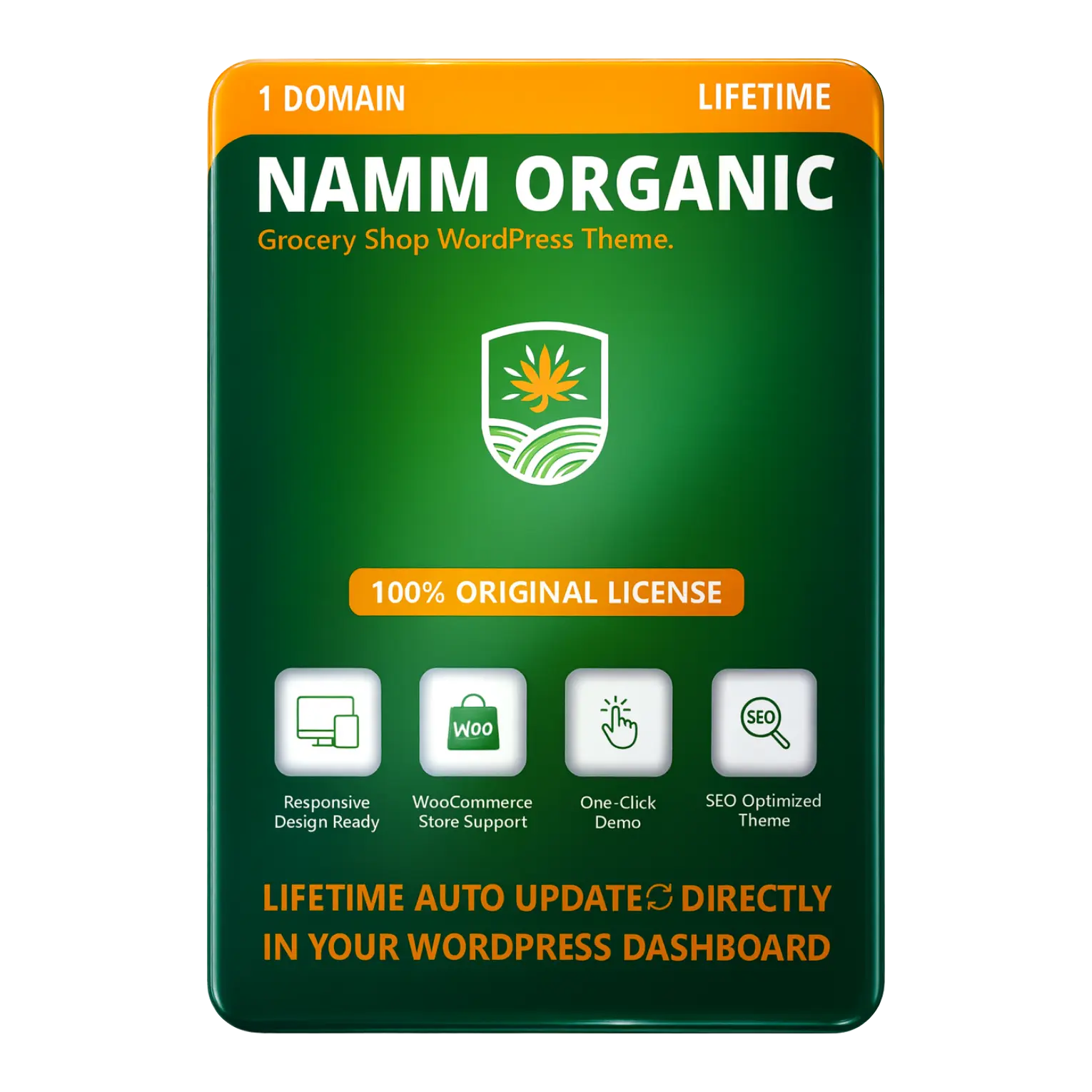 Namm Organic Theme Namm – Grocery Shop WordPress Theme Original License Lifetime Auto Update - Image 1