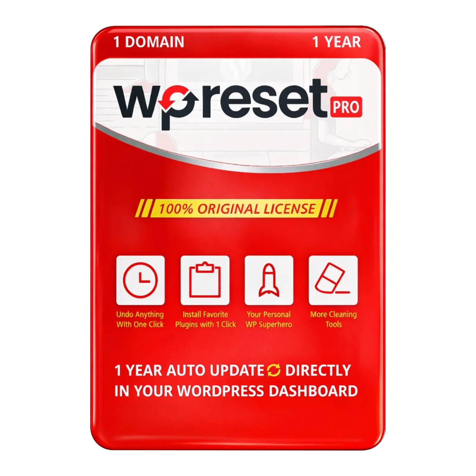 WP Reset Pro WP Reset Pro Original License 1 Year Auto Update - Image 1